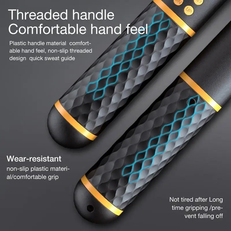 2 in 1 Multifun Speed Skipping Rope with Digital Counter Professional Ball Bearings and Non-Slip Handles Jumps and Calorie Count